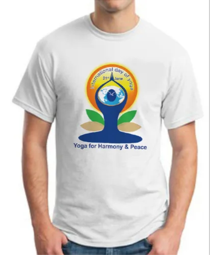 International Yoga Day custom T-shirts